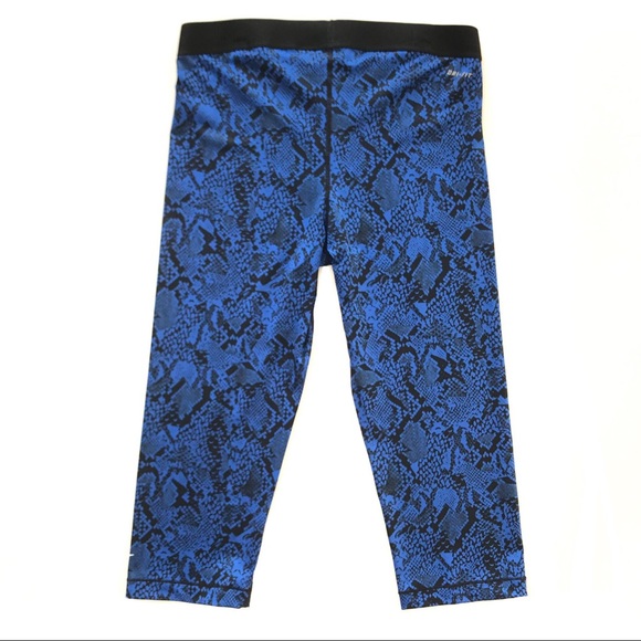 NWOT Nike Pro 20” Snakeskin Cropped Capri Leggings - Picture 14 of 16